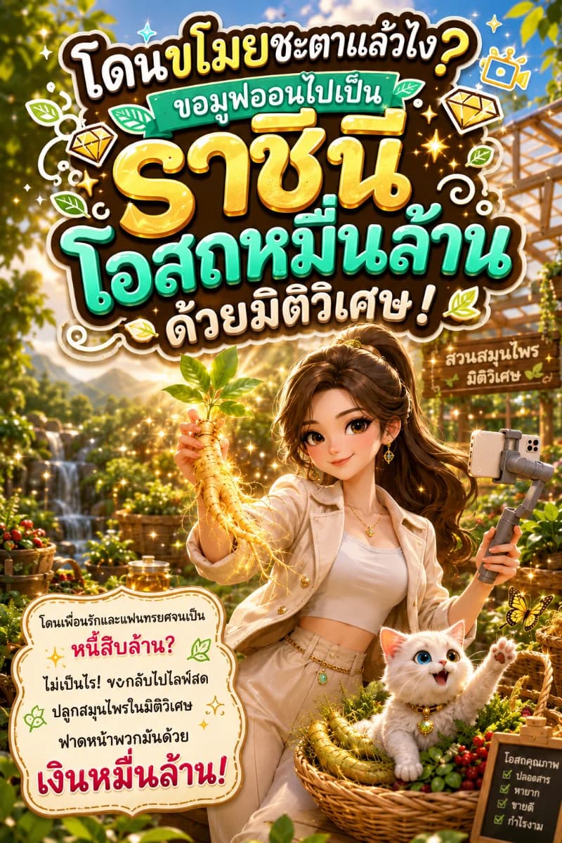 【🌸จบแล้ว】โดนขโมยชะตาแล้วไง? ขอมูฟออนไปเป็นราชินีโอสถหมื่นล้านด้วยมิติวิเศษ!|ยุคปัจจุบัน แก้แค้น สตรีมเมอร์ มิติส่วนตัว🍒