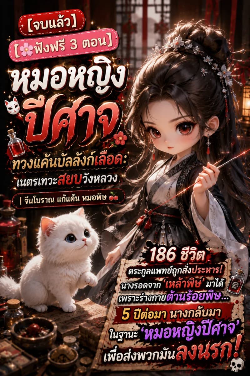 【🌸จบแล้ว】หมอหญิงปีศาจ ทวงแค้นบัลลังก์เลือด: เนตรเทวะสยบวังหลวง|จีนโบราณ แก้แค้น หมอพิษ 🍒